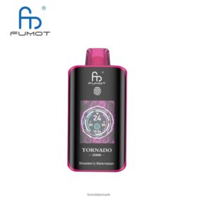 Fumot Danmark - Fumot Tornado 25000 engangs vape jordbær vandmelon 6200TH16