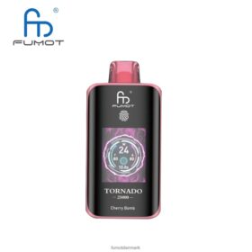 Fumot Køb - Fumot Tornado 25000 engangs vape kirsebærbombe 6200TH4