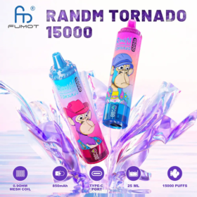 Fumot Pris - Fumot Tornado 15000 engangsvape - 25ml (1 stk) eksklusiv 822P172