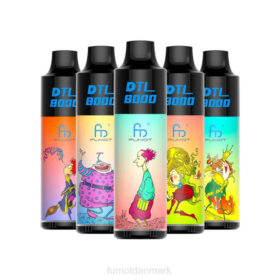 Fumot Vape Nikotin - Fumot DTL 8000 engangs vape pen - 16ml (1 stk) eksklusiv 822P413