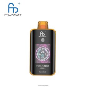 Fumot Vape Nikotin - Fumot Tornado 25000 engangs vape miami mynte 6200TH8