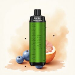 Al Fakher Crown Bar 8000 Crystal Blå Hindbær Citronade 600mAh 5mg Nikotin