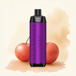 Al Fakher Crown Bar 8000 Crystal Kirsebær Fest med 600mAh og 5mg nikotin