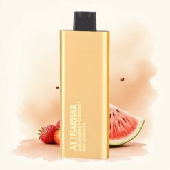 Alibarbar Pandora 7000 Puffs Jordbær Kokos Vandmelon 17 ml Engangsdamp