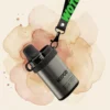nexPOD Lanyard 0 mundstykker sort og grøn terylen 15mm*450mm